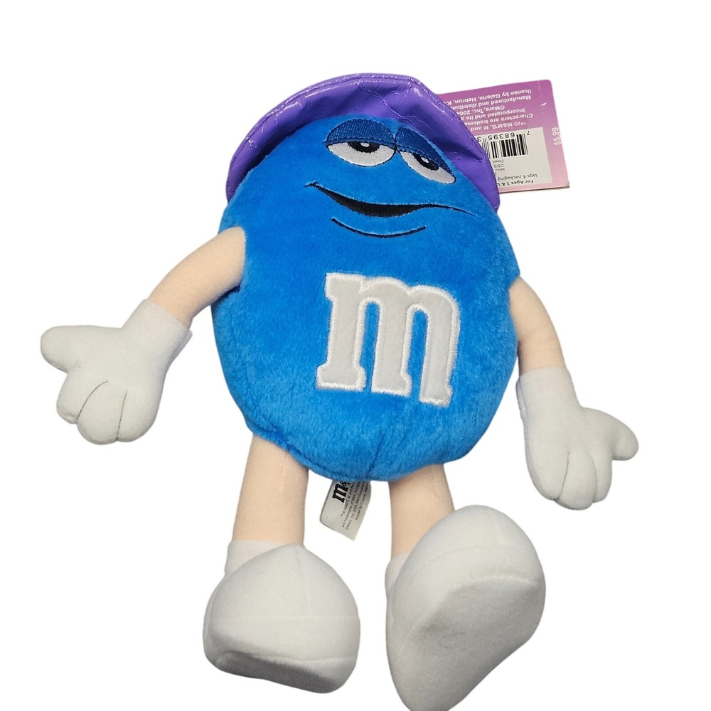 M&M's Plush Toy Unisex OS Blue Easter Mini Seasonal 2004 Collectible Character